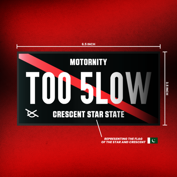 5.2 - TS TOO 5LOW License Plate